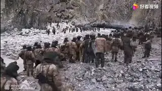 Current tense situation along the Chinese Indian border