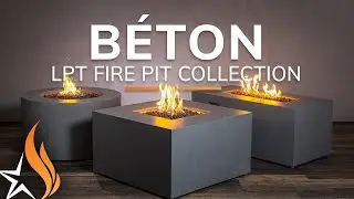 Beton Concrete LPT Fire Pit Collection (by Starfire Designs)