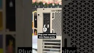 Where to connect monitor to PC