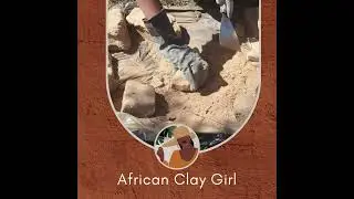 BROWN CLAY CLEANING - Short Video (South African Clay) #shorts
