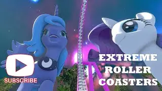 My Little Pony Roller Coaster Experience! 🌈🎢#Viral #360video