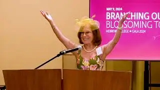 Hebrew College Spring Event 2024: Board Chair Nancy Kaplan Belsky Welcome