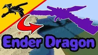 Minecraft Ender Dragon - Ender Dragon Statue -  PS4, XBox, PC, Pocket Edition, Switch