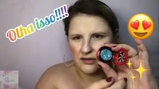 Testei Sombra Shadeshifter Duochrome Eyeshadow cor Prrrrrrplexing MAC