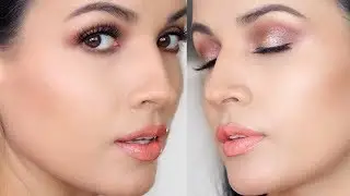 Glam Holiday Makeup Tutorial | Mac shiny pretty things collection |Adrilunamakeup