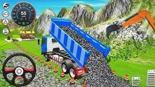 city road construction game 3d | US Construction 3D JCB Backhoe | Android Gameplay 2026