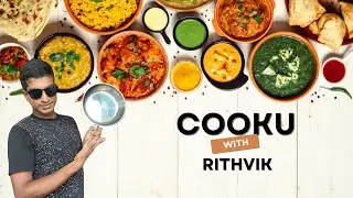 Cooku with Rithvik 🍳 | Fun Cooking Day with Egg Fry, Paneer Butter Masala & Aloo Dum Biryani!