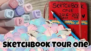 Sketchbook Tour One - My first completed sketchbook!