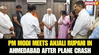 Ahmedabad Plane Crash: PM Modi to Meet Wife of Late Ex-CM Vijay Rupani After Air India Crash Tragedy