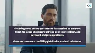 How to Avoid Legal Trouble: Web Accessibility Compliance in 60 Seconds