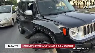 24 AGOSTO 2025   TARANTO   INSEGUIMENTO JEEP RUBATA A TALSANO, IN DUE AI DOMICILIARI