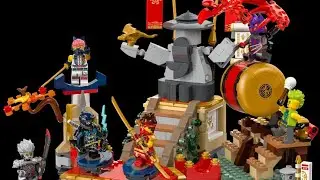 LEGO Ninjago Dragons Rising S2: Tournament Battle Arena 71818 speed build and review 