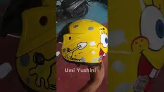 Helm Anak Lucu motif kartun #helmet