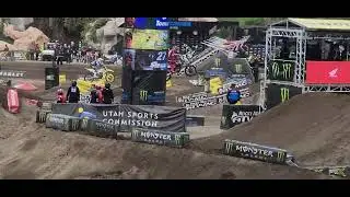 A2 supercross. Anaheim 2 2025 450 Qualifying. Jett to the top