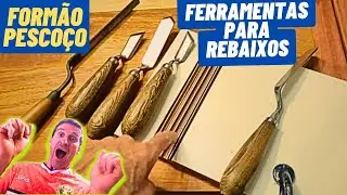 Como usar Form&atilde;o de rebaixar | Form&atilde;o Pesco&ccedil;o | Cranked  Neck Chisels | POUCOS BRASILEIROS CONHECEM