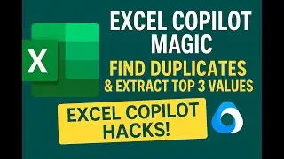 Excel Copilot: Find Duplicates & Extract Top 3 Values in Seconds #MicrosoftCopilot #ExcelTips