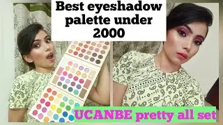 Best Eyeshadow Palette under 2000 ||| UCANBE  PRETTY ALL SET ||| 2020