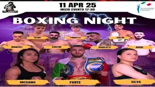 📺 BOXING NIGHT LIVE FROM ROME su Fighterslife TV &ndash; Tutti i Match in Diretta (Canale 244 DTT)🔥