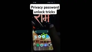 privacy password unlock tricks |privacy lock settings|#mithileshyadav0 #privacylock