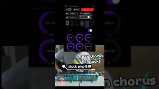 Clean Chorus preset Tank G using stock amp and stock ir #tankg #preset #patch