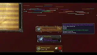 Reins of the Thundering Cobalt Cloud Serpent dropped after 1856 attempts! Nalak mount drop!