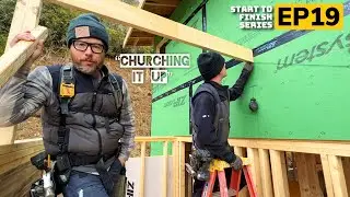 Крыши крыльца | Строительство горного домика, EP19
