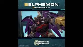 BELPHEMON RAGE MODE estar&aacute; dispon&iacute;vel em  Digimon Story time stranger