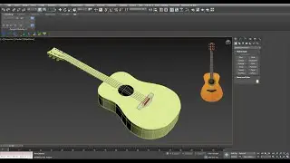 3DS MAX || Create The Guitar Yamaha
