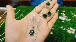 রুপা চান্দির অসাধারণ লকেট সেট দাম ও কালেকশন /rupa chandi locket set collection and price