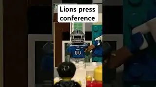 A Lego Press conference for the Detroit lions #lego #stopmotionstudio #detriotlions #lions