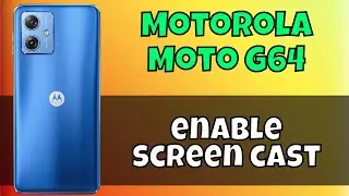 Motorola Moto G64 Screencast || Как использовать Screencast || Как включить Screencast