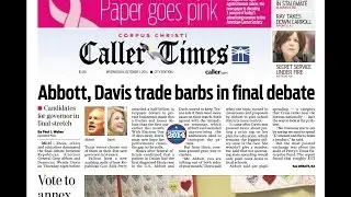 Corpus Christi Caller-Times goes pink Oct. 1