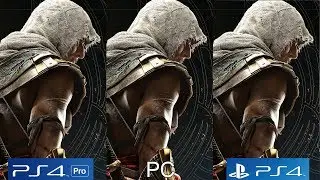 Assassin's Creed Origins - PS4 vs PS4 Pro vs PC Graphics Comparison [4K/60FPS]