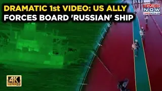 US Ally's Forces Raid 'Russian' Ship: Watch France's Action On 'Shadow Fleet' In Mediterranean | 4K