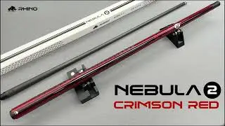 Nebula 2 Pool Cue - Crimson Red