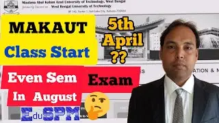 MAKAUT Even Sem  Class commencement and Exam News | UGC Guideline