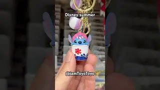 Disney store tokyo has the best summer keychains - shaved ice stitch ! #disney #tokyo #stitch