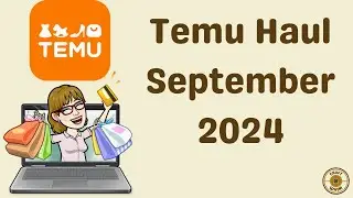 #35 Temu Haul September 2024