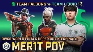 [ Mer1t ] CLEAN Hitscan Aim | Team Falcons vs Team Liquid | OWCS World Finals Upper Quarterfinals