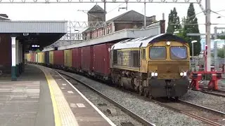 Early Morning Freight at Nuneaton; 20th June 2024