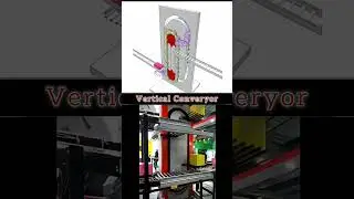 The FUTURE Of Vertical Conveyor Technology: #3ddesign #engineering #vertical #3dcad #ajdesignhub