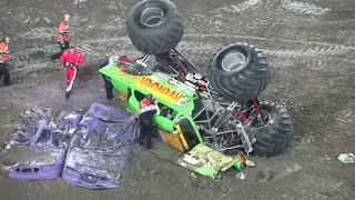 Пять самых жутких аварий на выставках монстр-траков