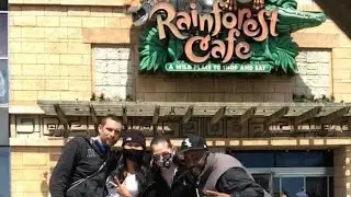 Rain Forest Cafe Atlantic City  New Jersey 🇺🇸Volcano Dessert 🍨 Experience