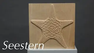 Einen Seestern als Flachrelief schnitzen