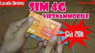 Test Thánh Sim 4G Vietnammobile Mua Trên Lazada 📺 DinhPhongTV📺
