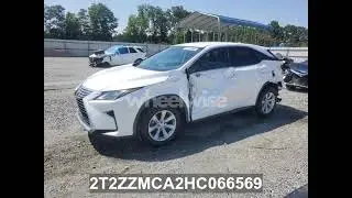 2017 LEXUS RX 350 BASE | VIN 2T2ZZMCA2HC066569