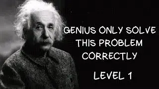 GENIUS ONLY ANSWER THAT QUESTION CORRECTLY  MATH PUZZLE  LEVEL 1