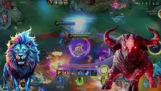 ADU ROTASI BADANG LAWAN MINOTAUR HERO HEAL CC