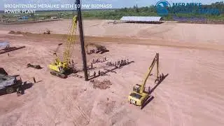 Construction Stage Medco Biomass Power Plant 10 MW Merauke Papua