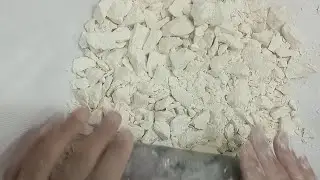 🌼How to crumble hard Chalk soo much efforts😊